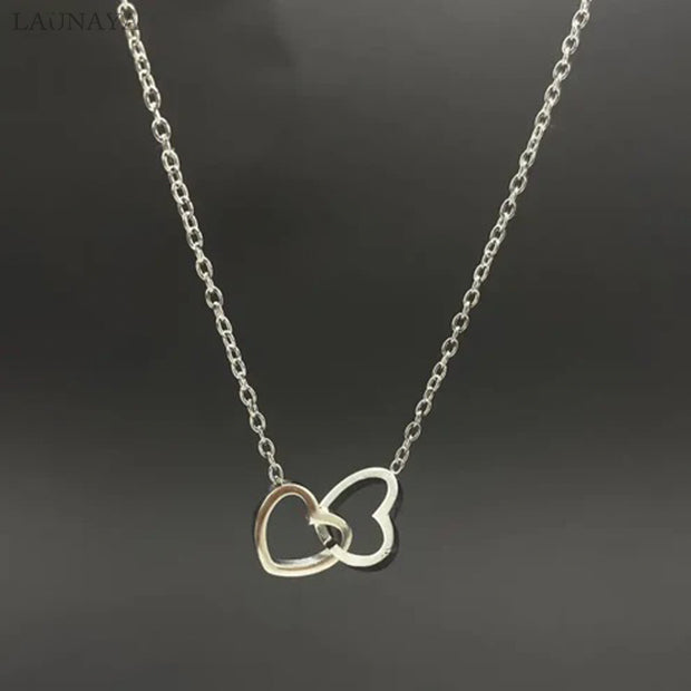 Love Duo Necklace Thin