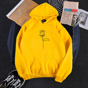 Flower Printed Premium Hoodie